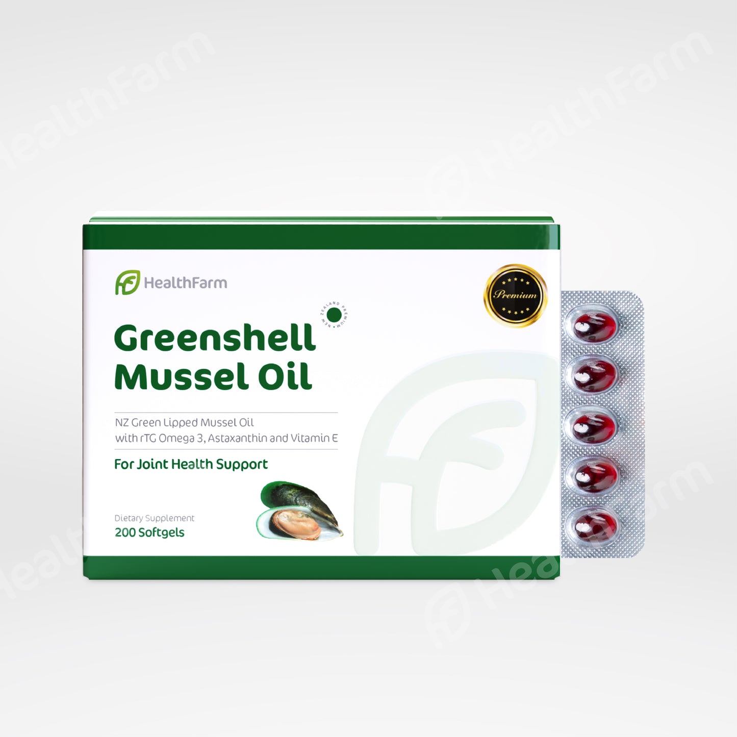 Greenshell Mussel Oil 13750 Blister Pack